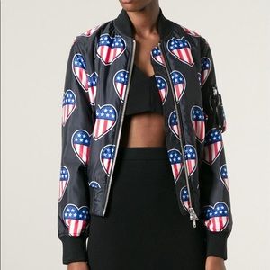 Love Moschino 🇺🇸 USA Flag Bomber Jacket US2 IT38